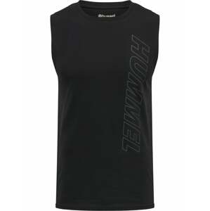 Hummel Funkční tričko 'CALLUM'  černá / bílá / šedá