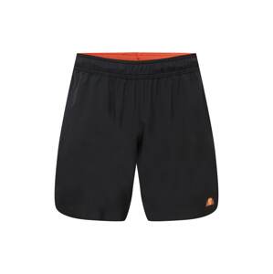 ELLESSE Sportovní kalhoty 'Paragon'  černá / oranžová / červená