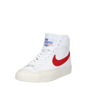 Nike Sportswear Tenisky 'Blazer Mid 77'  bílá / béžová / červená / královská modrá
