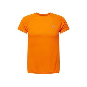 Newline Funkční tričko kouřově šedá / svítivě oranžová