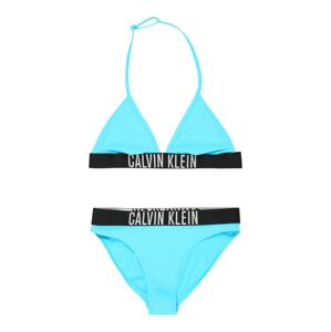 Calvin Klein Swimwear Bikiny  aqua modrá / černá / bílá