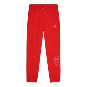 Nike Sportswear Kalhoty  růžová / červená