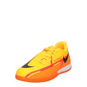 NIKE Sportovní boty 'Phantom GT2 Academy'  černá / jasně oranžová / humrová / tmavě oranžová