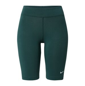 Nike Sportswear Sportovní kalhoty  tmavě zelená / bílá