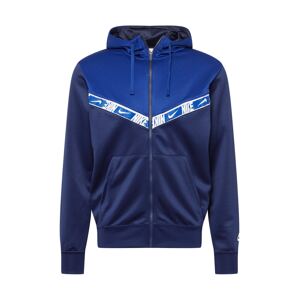 Nike Sportswear Mikina  modrá / námořnická modř / bílá