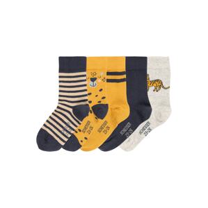 SCHIESSER Ponožky  námořnická modř / šedý melír / kari / růžová / béžová