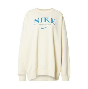 Nike Sportswear Mikina  modrá / barva bílé vlny