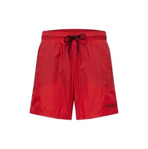 HUGO Plavecké šortky 'Haiti'  červená / černá