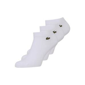 Lacoste Sport Sportovní ponožky  zelená / červená / bílá