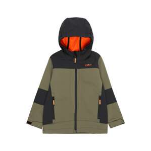 CMP Outdoorová bunda  khaki / oranžová / černá