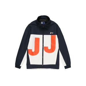Jack & Jones Junior Přechodná bunda 'CONRAD'  námořnická modř / oranžová / offwhite