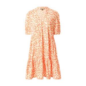 ESPRIT Košilové šaty oranžová / bílá