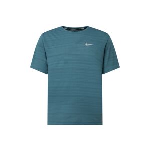 NIKE Funkční tričko 'Miler'  chladná modrá / azurová modrá / bílá