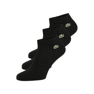 Lacoste Sport Sportovní ponožky  černá / bílá