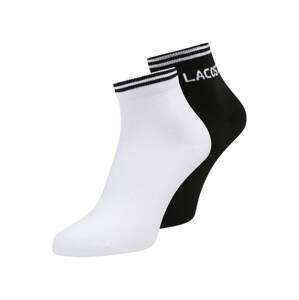 Lacoste Sport Sportovní ponožky  bílá / černá