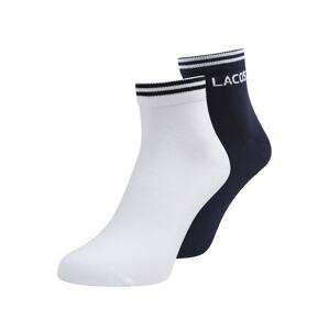 Lacoste Sport Sportovní ponožky  marine modrá / bílá
