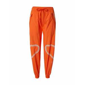 adidas by Stella McCartney Outdoorové kalhoty 'TruePace'  stříbrně šedá / oranžová