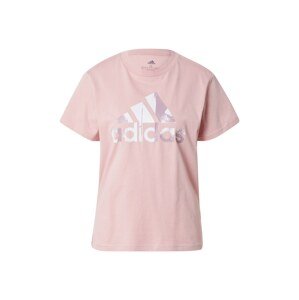 ADIDAS PERFORMANCE Funkční tričko  šeříková / bílá / růžová