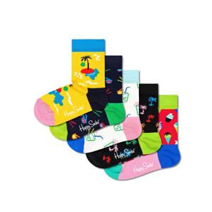 Happy Socks Ponožky  námořnická modř / žlutá / nefritová / světle růžová / bílá