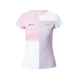 ELLESSE Funkční tričko 'Brida'  bílá / růžová / pastelová fialová / oranžová / černá