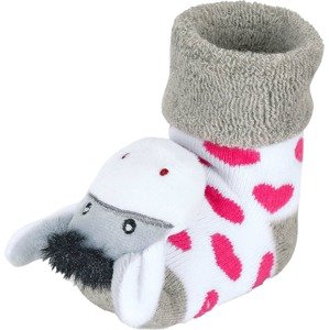 STERNTALER Ponožky  béžová / šedá / pink / bílá