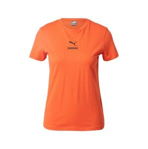 PUMA Funkční tričko  svítivě oranžová / černá