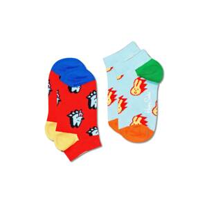 Happy Socks Ponožky  červená / azurová / bílá / černá / zelená