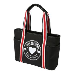 Love Moschino Nákupní taška  černá / bílá / červená