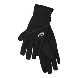 ASICS Sportovní rukavice světle šedá / černá