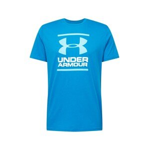 UNDER ARMOUR Funkční tričko 'Foundation'  modrá / světlemodrá / bílá