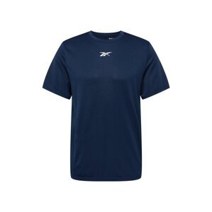 Reebok Sport Funkční tričko  námořnická modř
