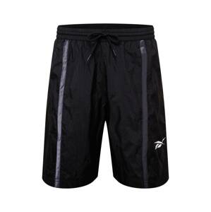 Reebok Sport Sportovní kalhoty  chladná modrá / černá / bílá