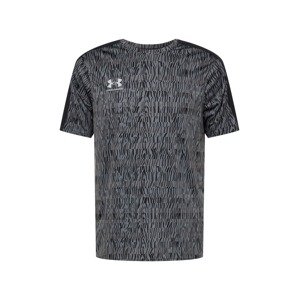 UNDER ARMOUR Funkční tričko 'Challenger'  šedá / černá / bílá