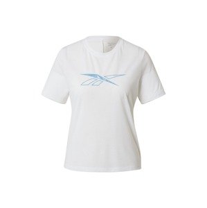 Reebok Sport Funkční tričko 'Supremium'  bílá / světlemodrá