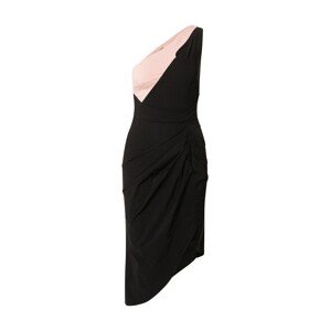 Lipsy Šaty '1SHLDR'  růžová / černá