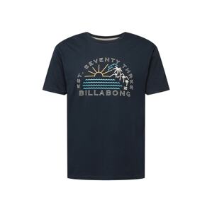 BILLABONG Tričko 'Isla'  námořnická modř / světlemodrá / bílá / žlutá