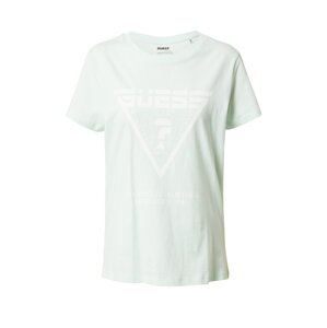 GUESS Funkční tričko 'CAMRYN'  mátová / bílá