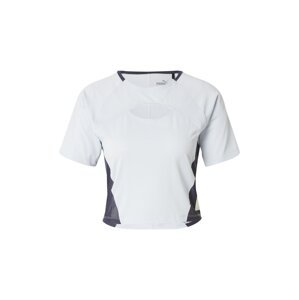 PUMA Funkční tričko  světlemodrá / tmavě modrá / offwhite