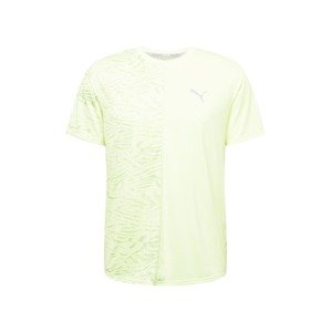 PUMA Funkční tričko  světle zelená / šedá