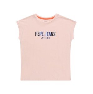 Pepe Jeans Tričko 'HOLLY'  pastelově růžová / nebeská modř / světlemodrá / tmavě modrá