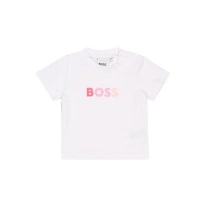 BOSS Kidswear Tričko  bílá / růžová / světle fialová / pink