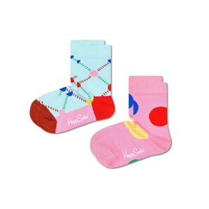 Happy Socks Ponožky  pink / světlemodrá / mix barev