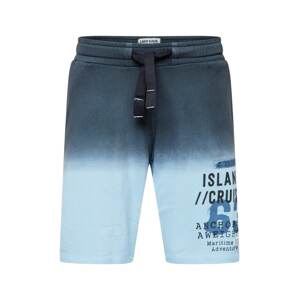 CAMP DAVID Kalhoty 'Dip-Dye'  modrá / marine modrá / azurová modrá / černá