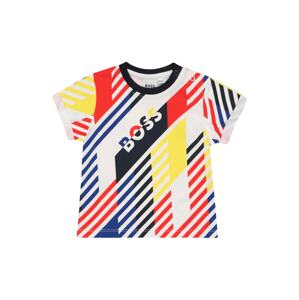 BOSS Kidswear Tričko  bílá / safírová / žlutá / červená / námořnická modř