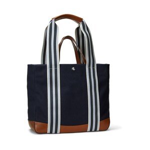 Lauren Ralph Lauren Nákupní taška 'LORA'  námořnická modř / hnědá / bílá