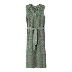 hessnatur Úpletové šaty  zelená