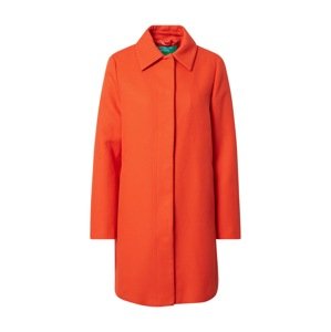 UNITED COLORS OF BENETTON Přechodný kabát  svítivě oranžová