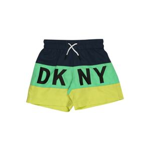 DKNY Plavecké šortky  noční modrá / žlutá / mátová / černá