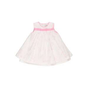 BOSS Kidswear Šaty  bílá / pastelově růžová / pink