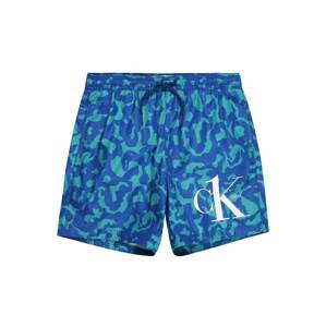 Calvin Klein Swimwear Plavecké šortky  modrá / světlemodrá / bílá